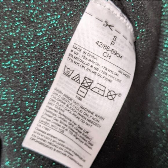 BANANA REPUBLIC Metallic Leopard Print Sweater S - Picture 5 of 6